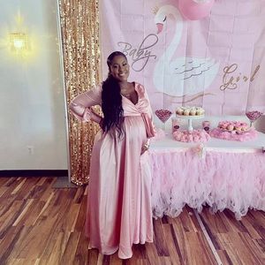 Pink baby shower dress